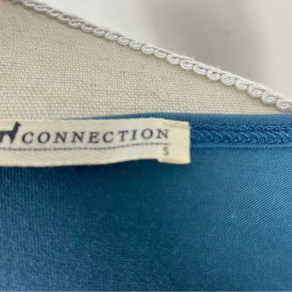 Peruvian Connection scoop neck one side ruched top Sz S - Picture 6 of 6